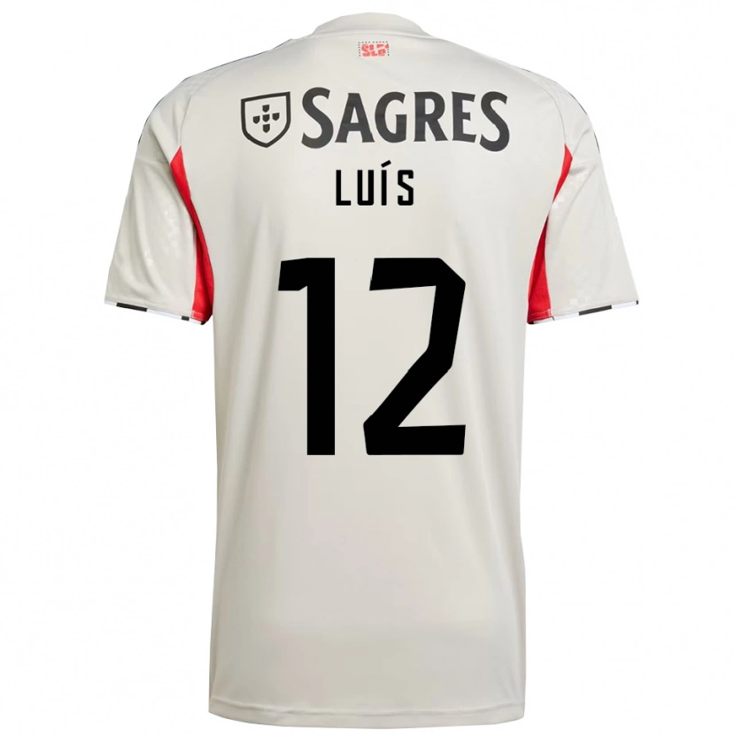 Danxen Damen António Luís #12 Creme Weiß Rot Auswärtstrikot Trikot 2025/26 T-Shirt