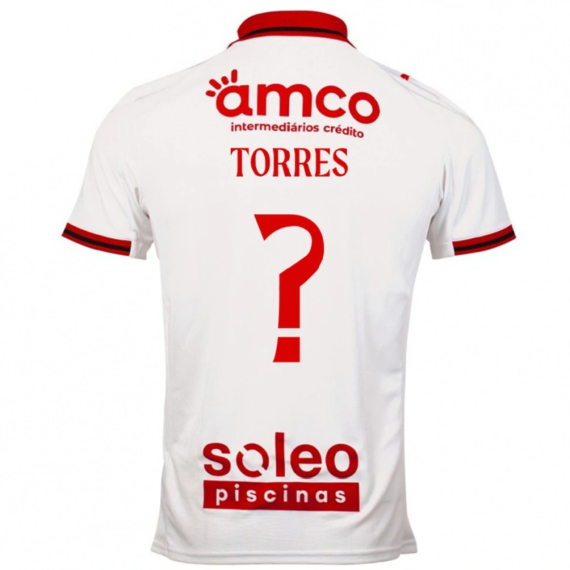 Danxen Damen Marco Torres #0 Weiß Rot Auswärtstrikot Trikot 2025/26 T-Shirt
