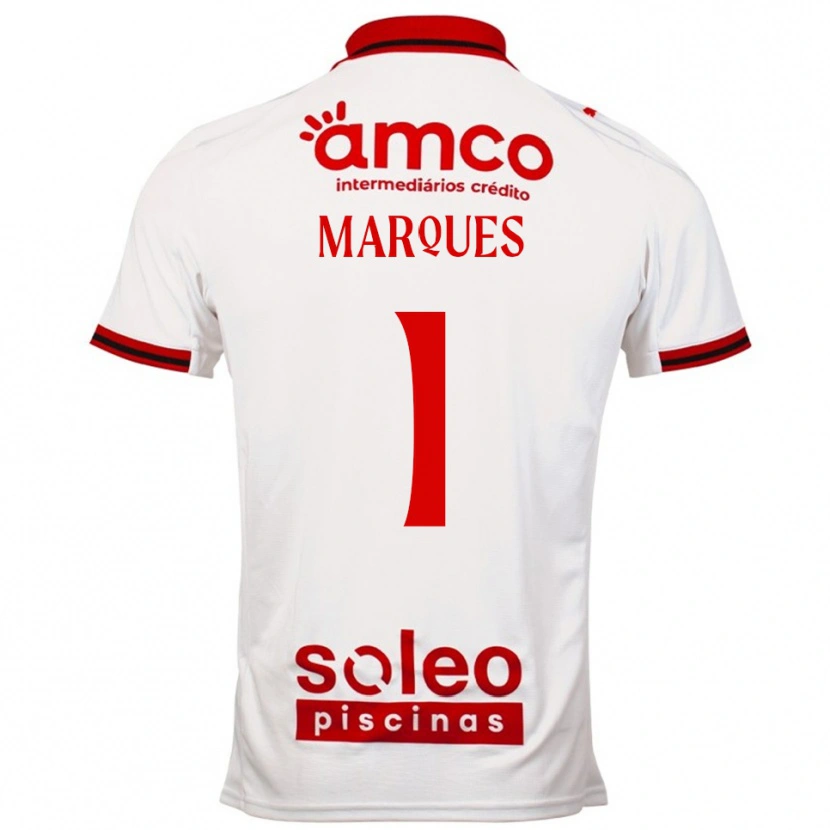 Danxen Damen André Marques #1 Weiß Rot Auswärtstrikot Trikot 2025/26 T-Shirt
