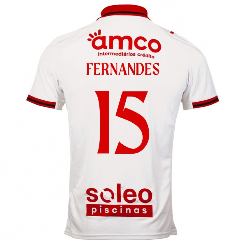 Danxen Damen Valdir Fernandes #15 Weiß Rot Auswärtstrikot Trikot 2025/26 T-Shirt