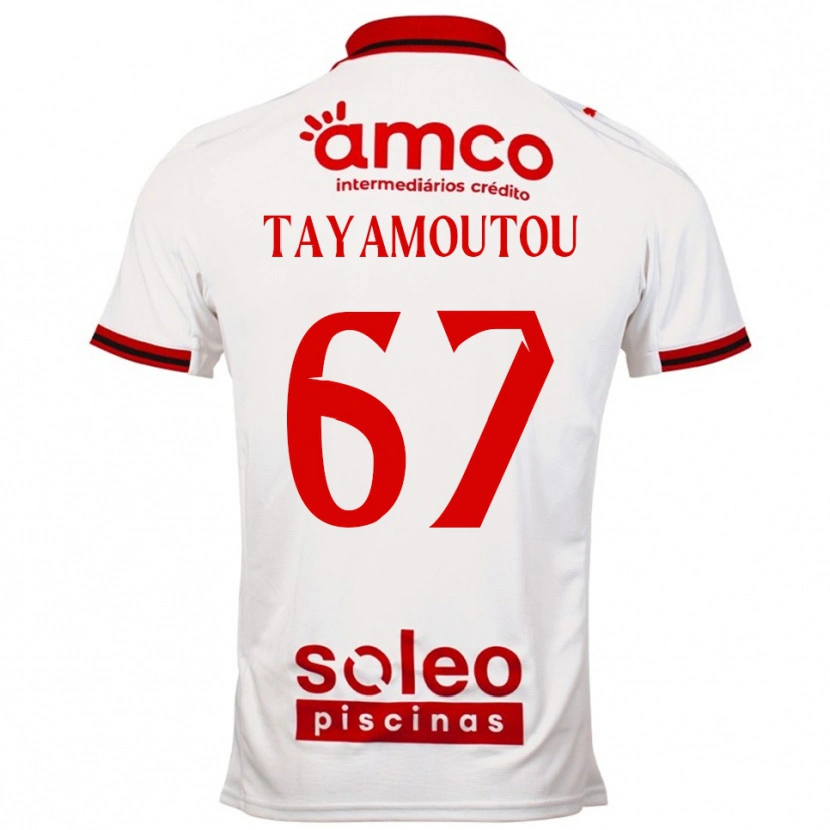 Danxen Damen Enzo Tayamoutou #67 Weiß Rot Auswärtstrikot Trikot 2025/26 T-Shirt