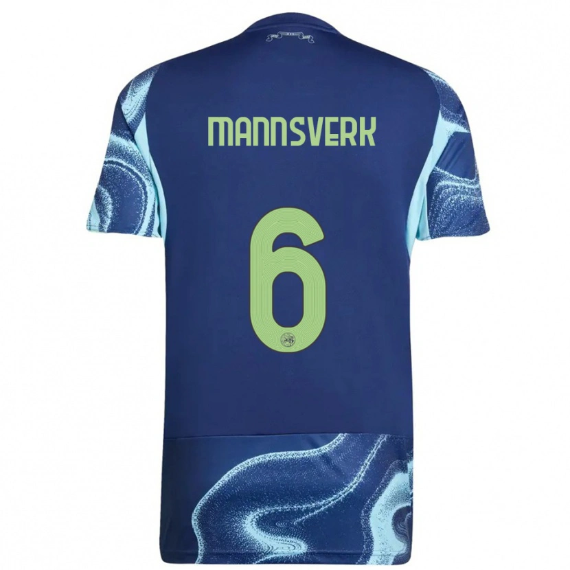 Danxen Damen Sivert Mannsverk #6 Marine Himmelblau Auswärtstrikot Trikot 2025/26 T-Shirt