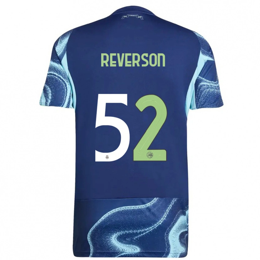 Danxen Damen Paul Reverson #52 Marine Himmelblau Auswärtstrikot Trikot 2025/26 T-Shirt