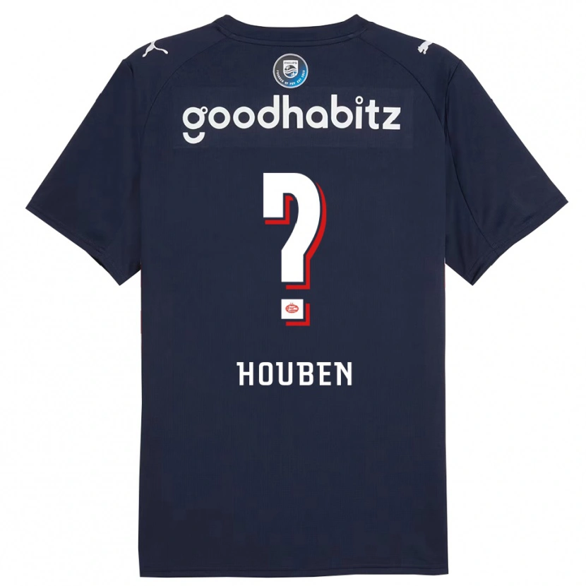 Danxen Damen Iggy Houben #0 Marine Weiß Auswärtstrikot Trikot 2025/26 T-Shirt