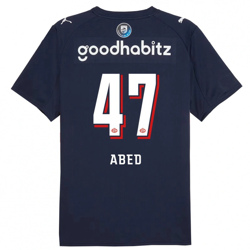 Danxen Damen Tai Abed #47 Marine Weiß Auswärtstrikot Trikot 2025/26 T-Shirt