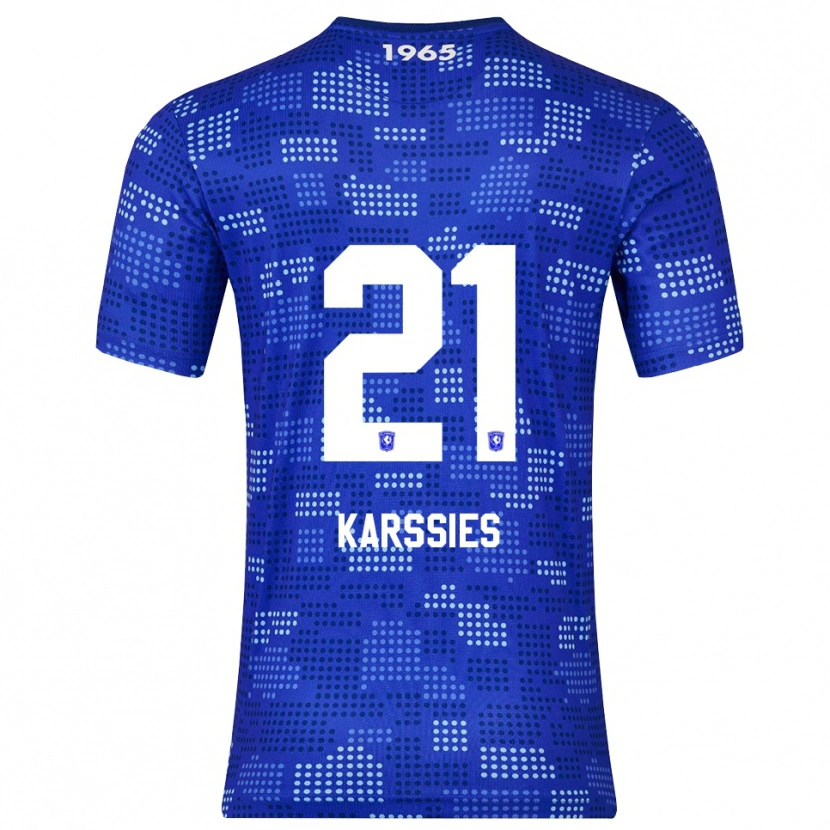 Danxen Damen Sam Karssies #21 Blau Himmelblau Auswärtstrikot Trikot 2025/26 T-Shirt