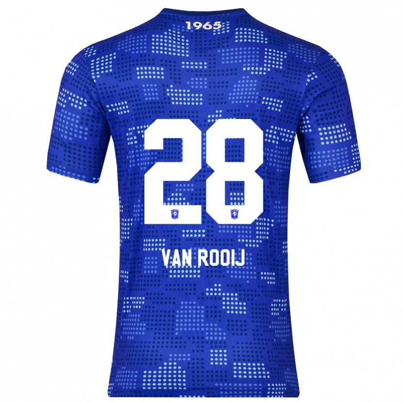 Danxen Damen Bart Van Rooij #28 Blau Himmelblau Auswärtstrikot Trikot 2025/26 T-Shirt