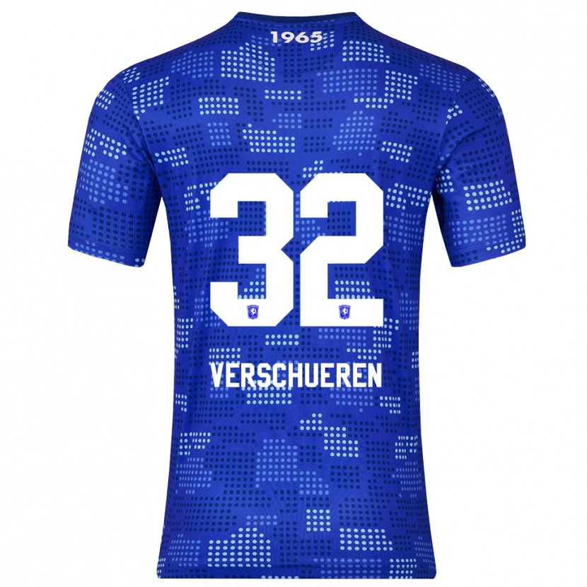 Danxen Damen Arno Verschueren #32 Blau Himmelblau Auswärtstrikot Trikot 2025/26 T-Shirt