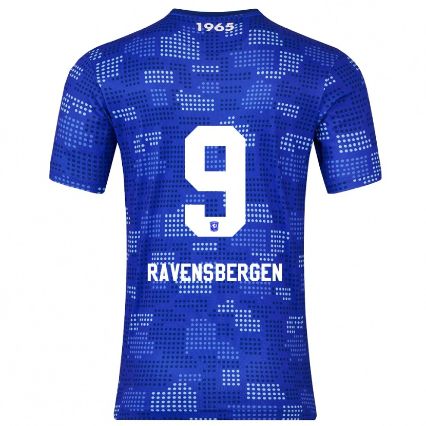 Danxen Damen Jaimy Ravensbergen #9 Blau Himmelblau Auswärtstrikot Trikot 2025/26 T-Shirt