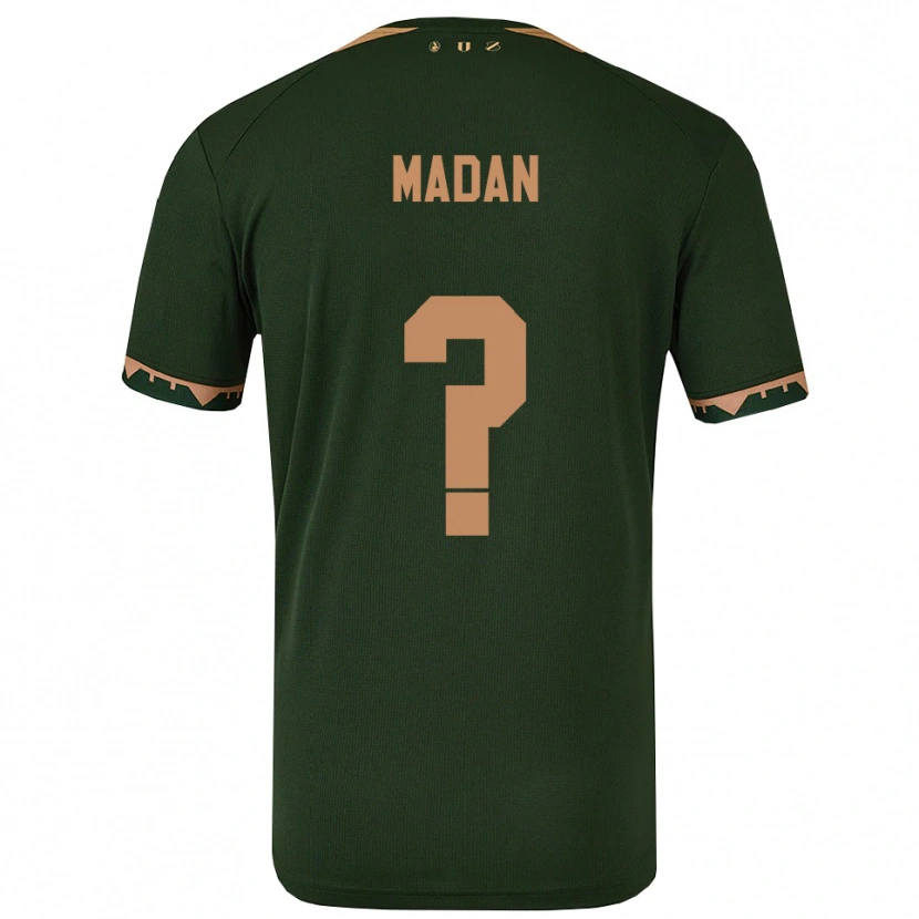 Danxen Damen Semih Madan #0 Grün Gold Auswärtstrikot Trikot 2025/26 T-Shirt