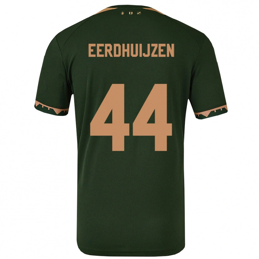 Danxen Damen Mike Eerdhuijzen #44 Grün Gold Auswärtstrikot Trikot 2025/26 T-Shirt
