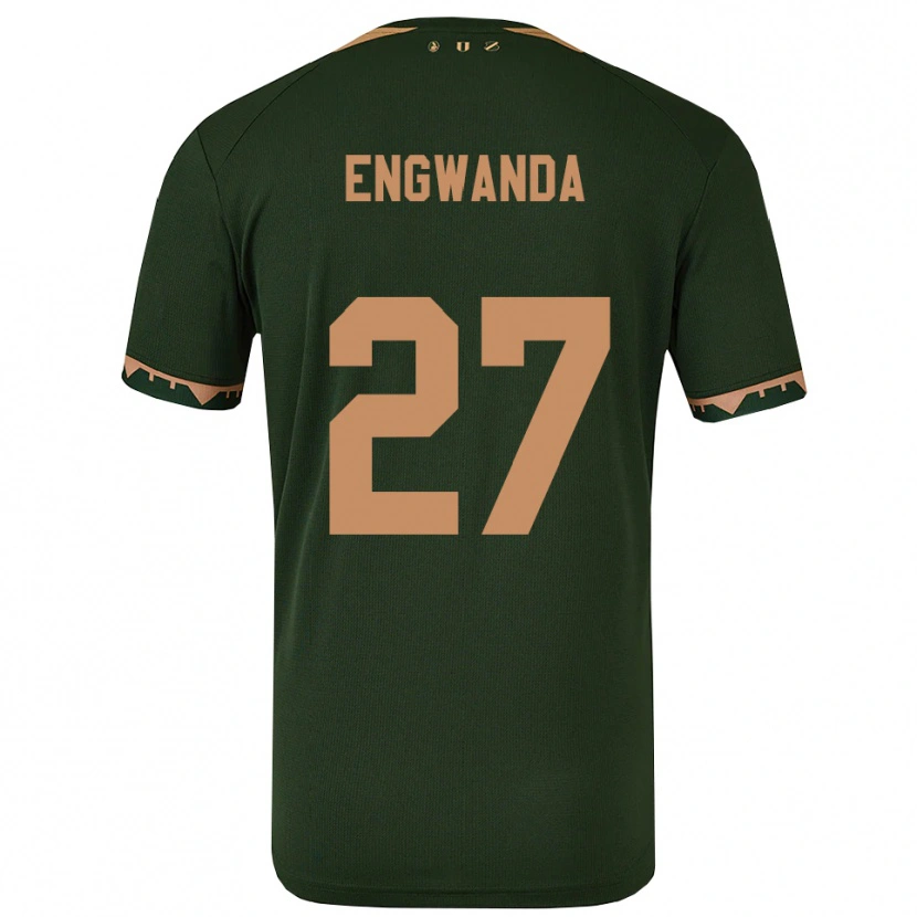 Danxen Damen Alonzo Engwanda #27 Grün Gold Auswärtstrikot Trikot 2025/26 T-Shirt