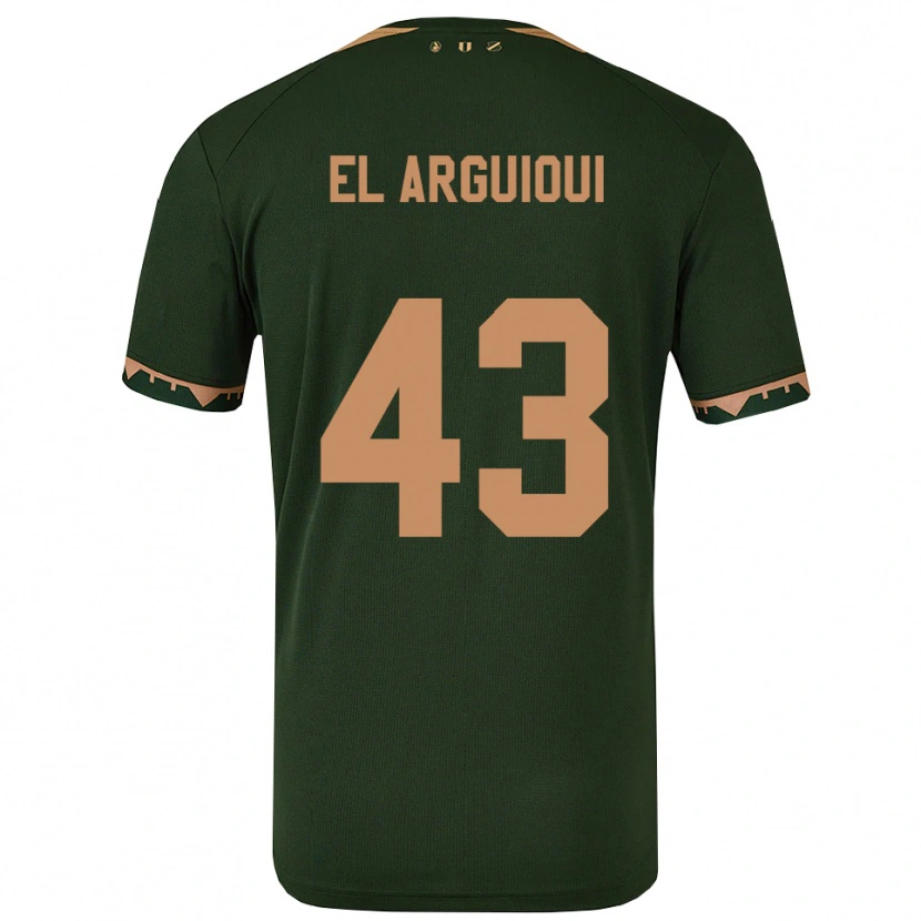 Danxen Damen Rafik El Arguioui #43 Grün Gold Auswärtstrikot Trikot 2025/26 T-Shirt