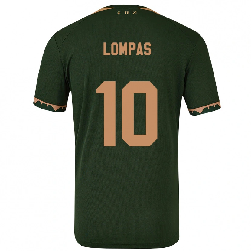 Danxen Damen Maximos Lompas #10 Grün Gold Auswärtstrikot Trikot 2025/26 T-Shirt