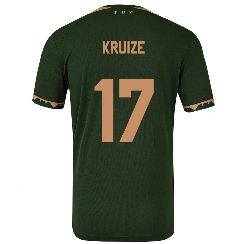 Danxen Damen Elisha Kruize #17 Grün Gold Auswärtstrikot Trikot 2025/26 T-Shirt