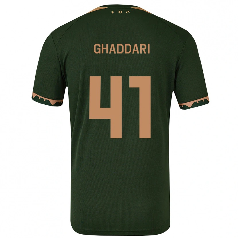 Danxen Damen Massien Ghaddari #41 Grün Gold Auswärtstrikot Trikot 2025/26 T-Shirt