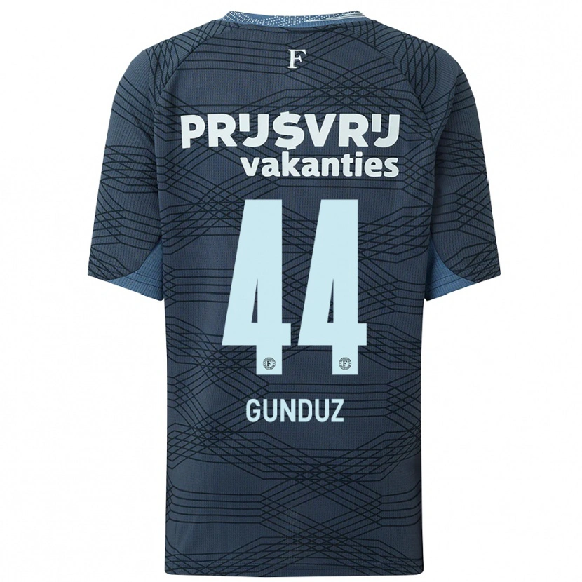 Danxen Damen Omer Gunduz #44 Schwarz Grau Auswärtstrikot Trikot 2025/26 T-Shirt