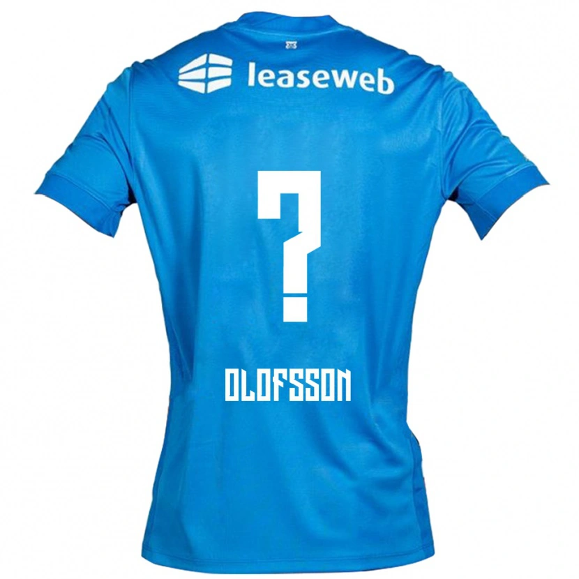 Danxen Damen Wilmer Olofsson #0 Blau Weiß Auswärtstrikot Trikot 2025/26 T-Shirt