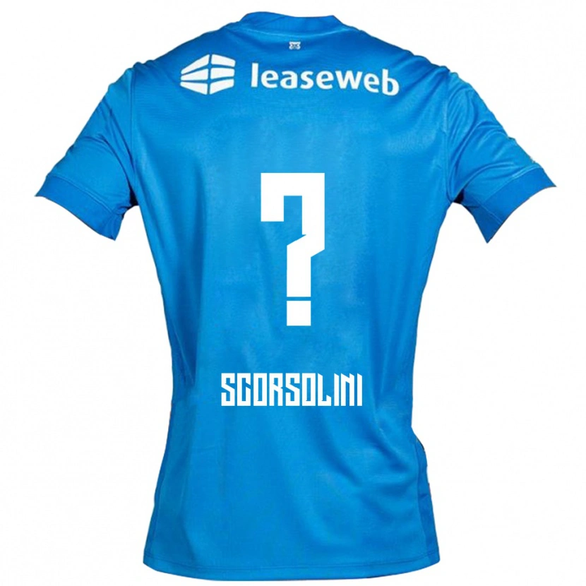 Danxen Damen Luca Scorsolini #0 Blau Weiß Auswärtstrikot Trikot 2025/26 T-Shirt