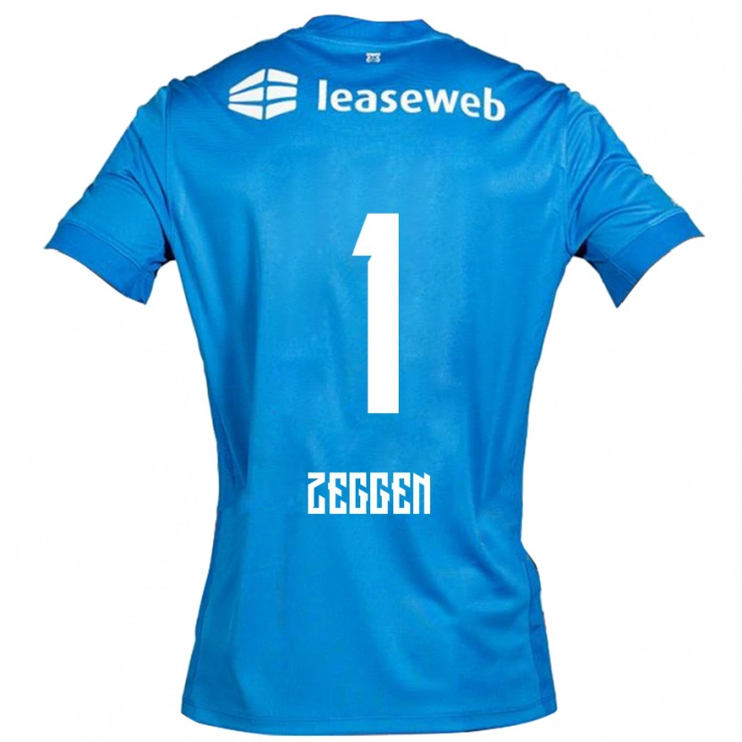 Danxen Damen Kiyani Zeggen #1 Blau Weiß Auswärtstrikot Trikot 2025/26 T-Shirt