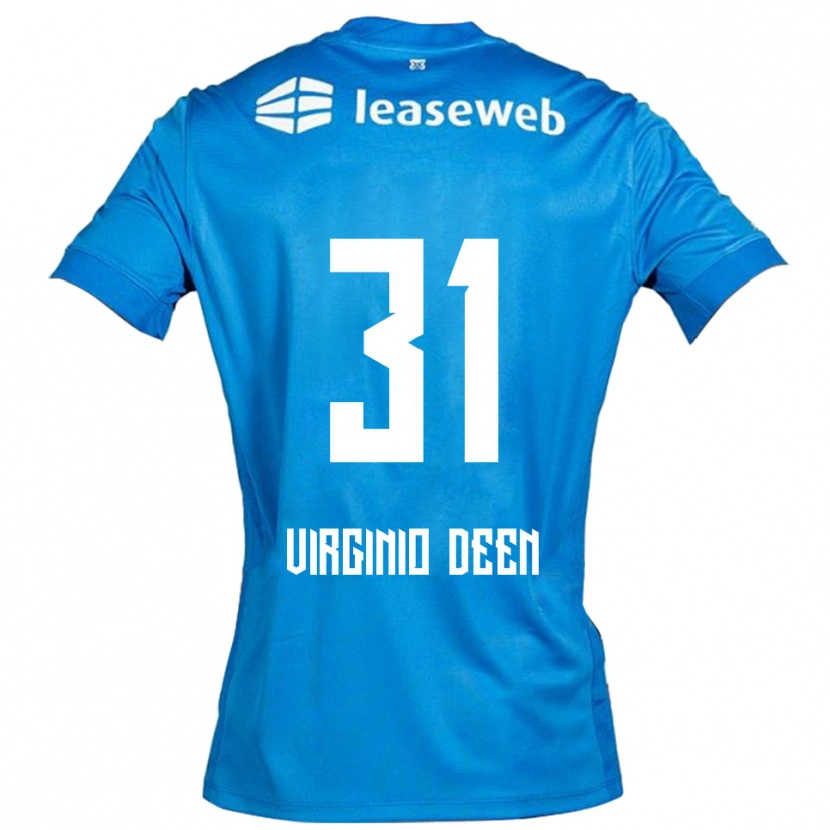 Danxen Damen Daniël Virginio Deen #31 Blau Weiß Auswärtstrikot Trikot 2025/26 T-Shirt