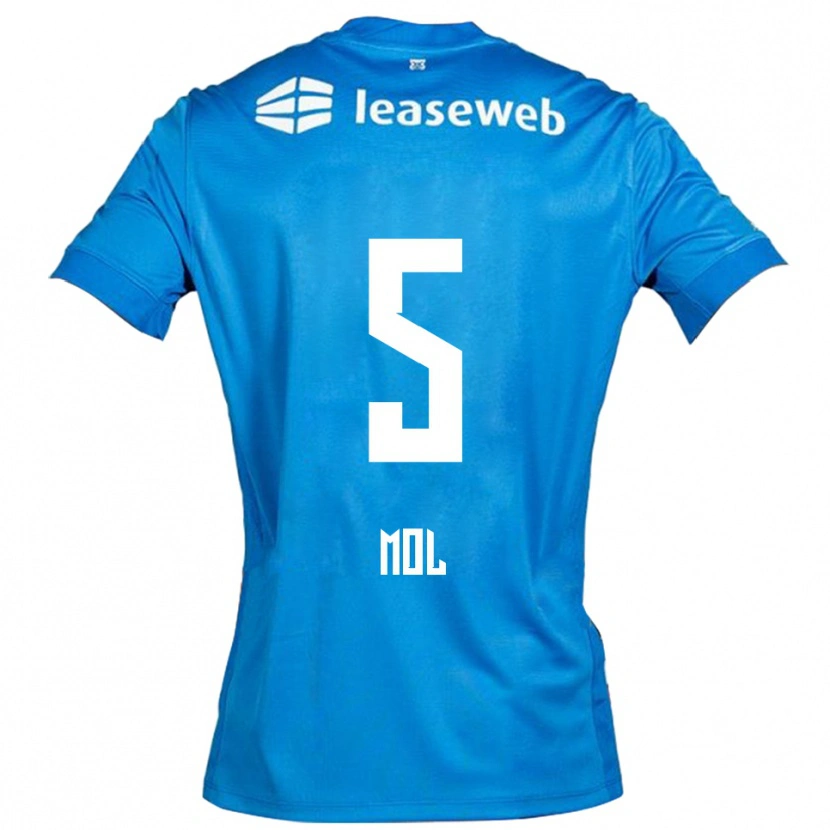 Danxen Damen Camie Mol #5 Blau Weiß Auswärtstrikot Trikot 2025/26 T-Shirt
