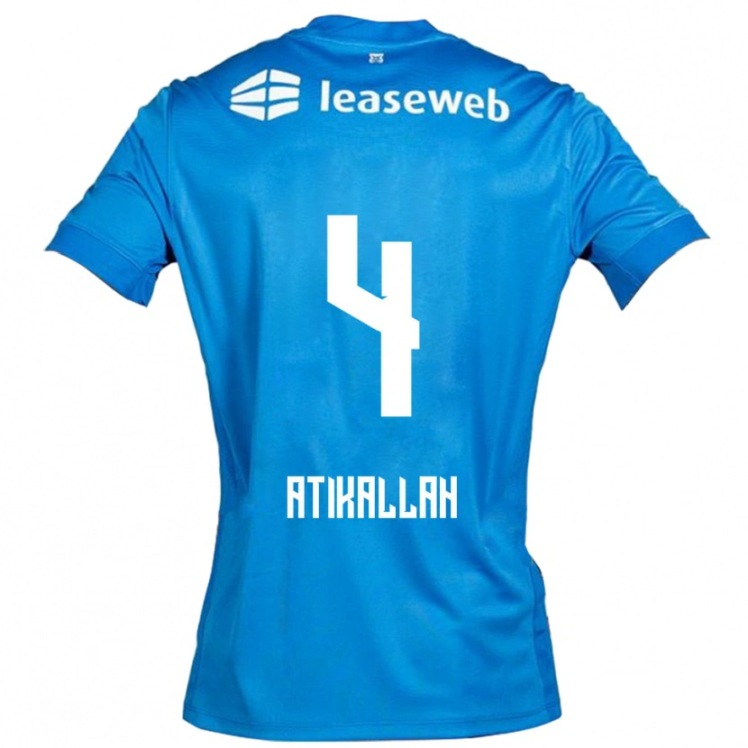 Danxen Damen Rayan Atikallah #4 Blau Weiß Auswärtstrikot Trikot 2025/26 T-Shirt