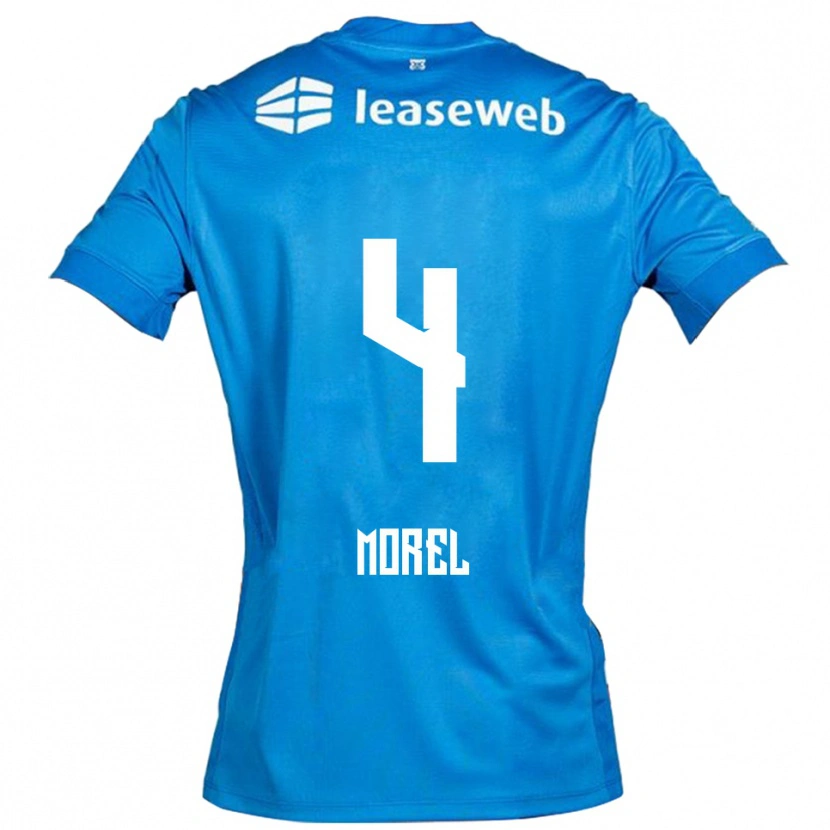 Danxen Damen Aebe Morel #4 Blau Weiß Auswärtstrikot Trikot 2025/26 T-Shirt