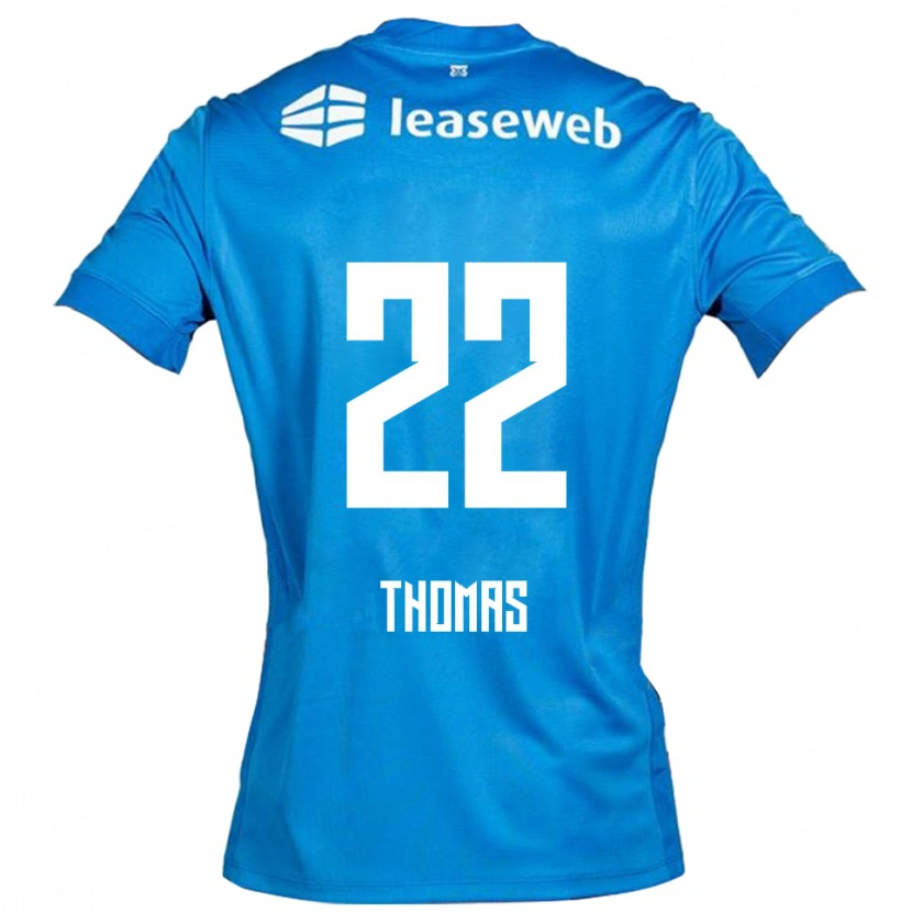 Danxen Damen Kealyn Thomas #22 Blau Weiß Auswärtstrikot Trikot 2025/26 T-Shirt