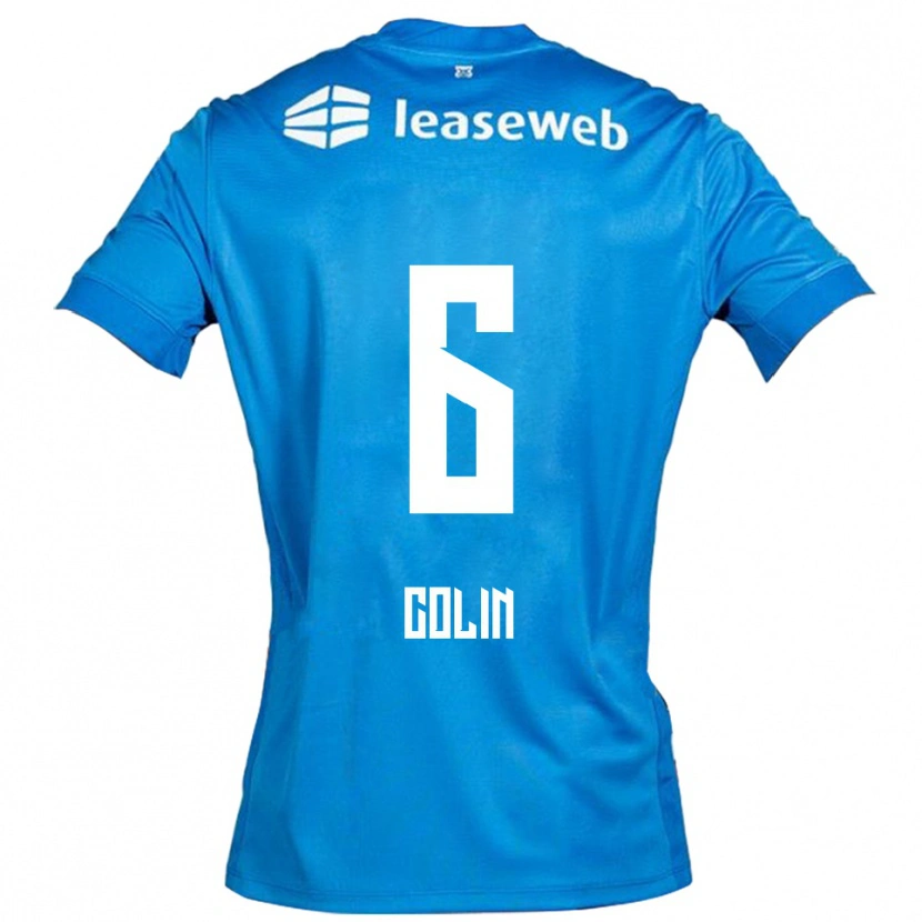 Danxen Damen Isa Colin #6 Blau Weiß Auswärtstrikot Trikot 2025/26 T-Shirt
