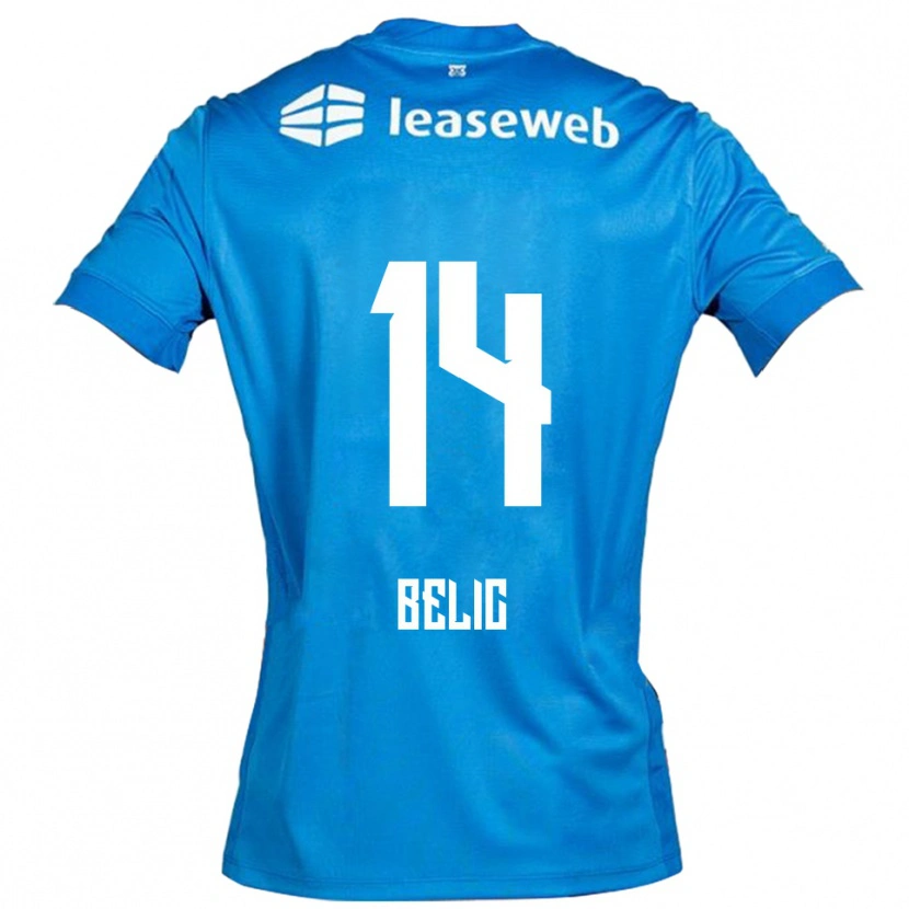 Danxen Damen Kristijan Belic #14 Blau Weiß Auswärtstrikot Trikot 2025/26 T-Shirt