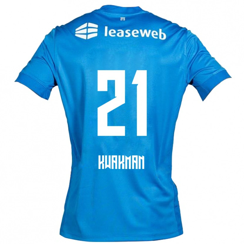 Danxen Damen Dave Kwakman #21 Blau Weiß Auswärtstrikot Trikot 2025/26 T-Shirt