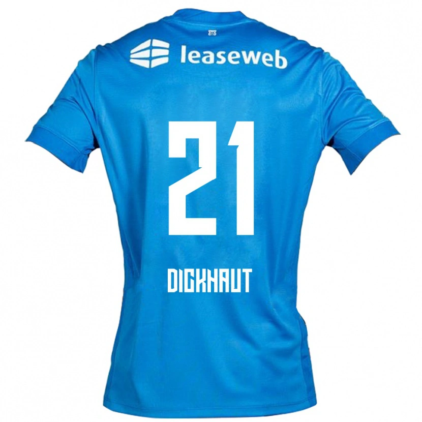 Danxen Damen Damian Dickhaut #21 Blau Weiß Auswärtstrikot Trikot 2025/26 T-Shirt
