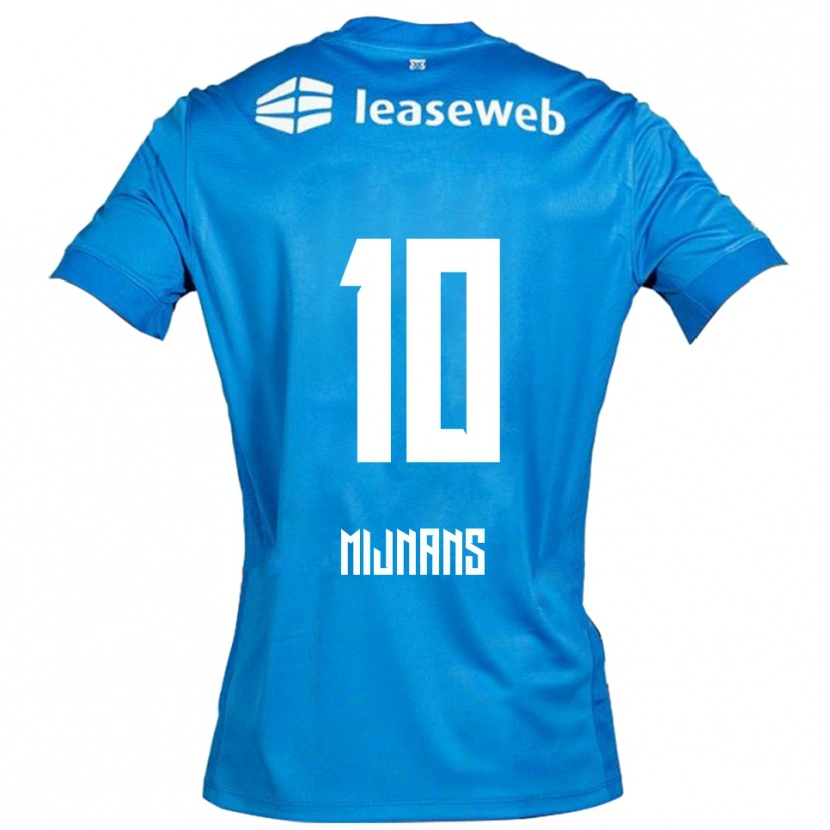 Danxen Damen Sven Mijnans #10 Blau Weiß Auswärtstrikot Trikot 2025/26 T-Shirt