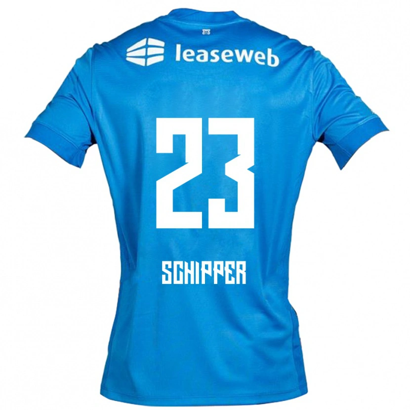 Danxen Damen Jur Schipper #23 Blau Weiß Auswärtstrikot Trikot 2025/26 T-Shirt