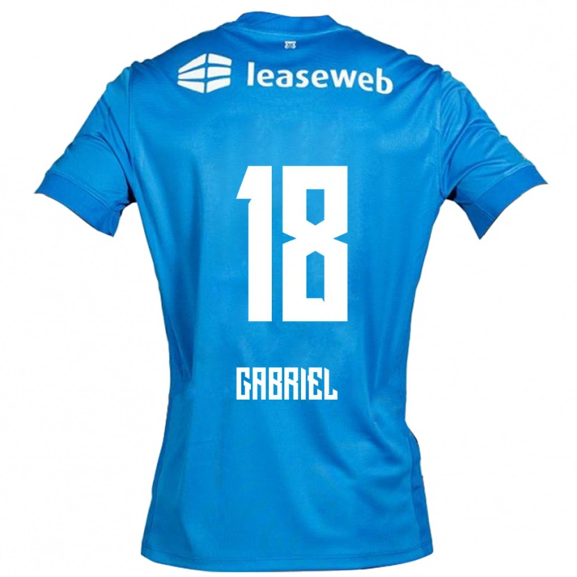 Danxen Damen Gabriel Jongens #18 Blau Weiß Auswärtstrikot Trikot 2025/26 T-Shirt