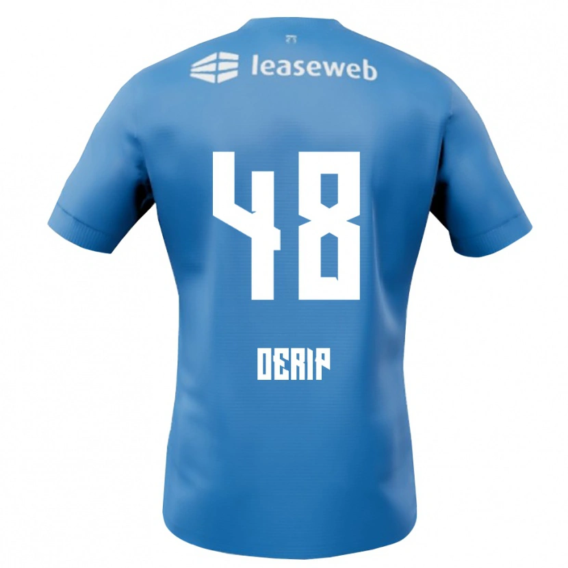Danxen Damen Julian Oerip #48 Blau Weiß Auswärtstrikot Trikot 2025/26 T-Shirt