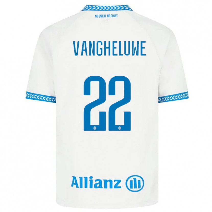 Danxen Damen Jody Vangheluwe #22 Blau Weiß Auswärtstrikot Trikot 2025/26 T-Shirt