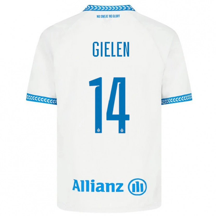 Danxen Damen Sterre Gielen #14 Blau Weiß Auswärtstrikot Trikot 2025/26 T-Shirt