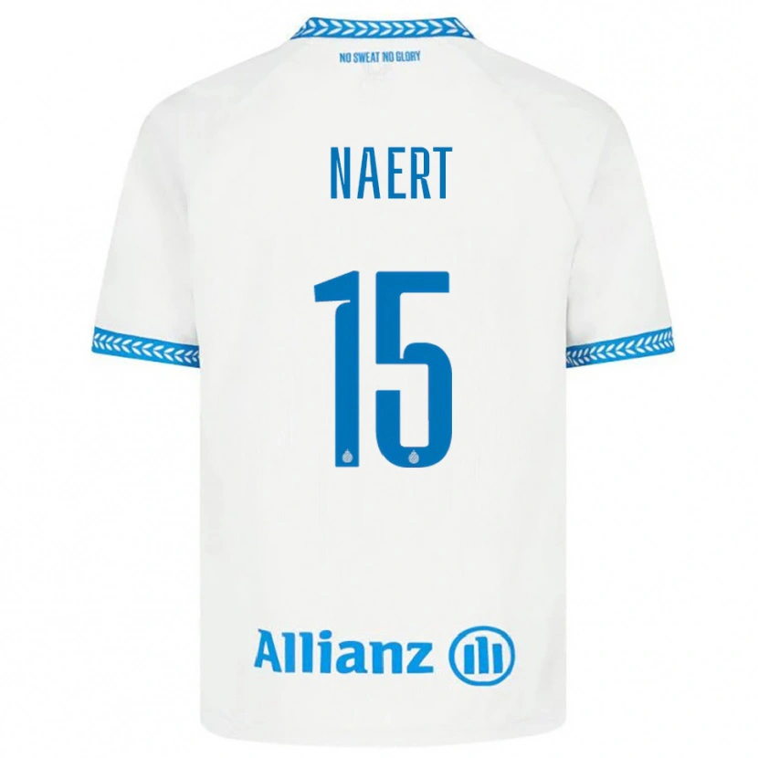 Danxen Damen Stan Naert #15 Blau Weiß Auswärtstrikot Trikot 2025/26 T-Shirt