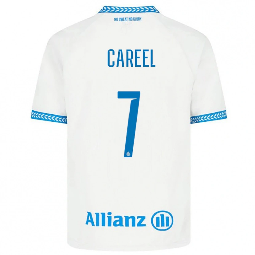 Danxen Damen Oona Careel #7 Blau Weiß Auswärtstrikot Trikot 2025/26 T-Shirt