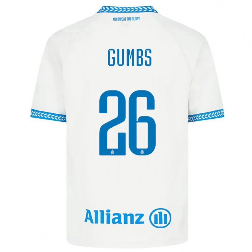 Danxen Damen Aisse Gumbs #26 Blau Weiß Auswärtstrikot Trikot 2025/26 T-Shirt