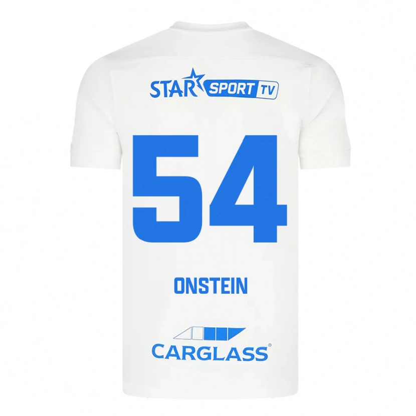 Danxen Damen Juwensley Onstein #54 Weiß Blau Auswärtstrikot Trikot 2025/26 T-Shirt