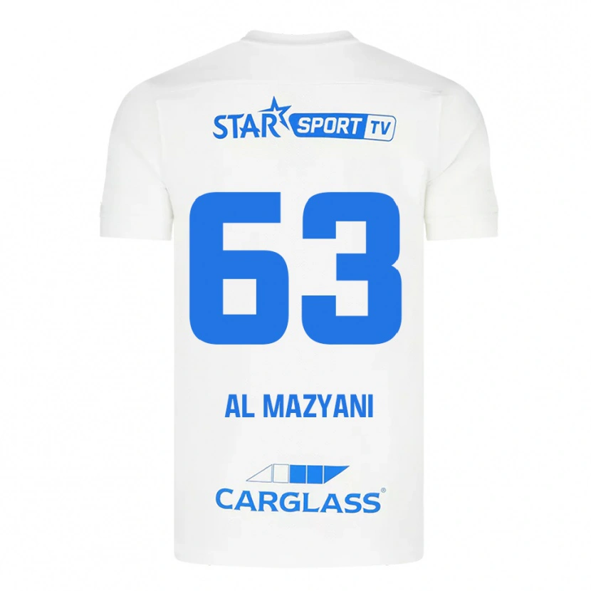 Danxen Damen Faissal Al Mazyani #63 Weiß Blau Auswärtstrikot Trikot 2025/26 T-Shirt