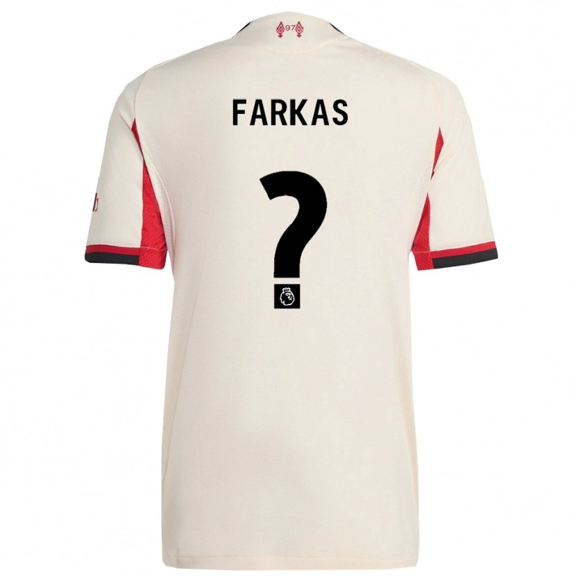 Danxen Damen Erik Farkas #0 Weiß Schwarz Auswärtstrikot Trikot 2025/26 T-Shirt