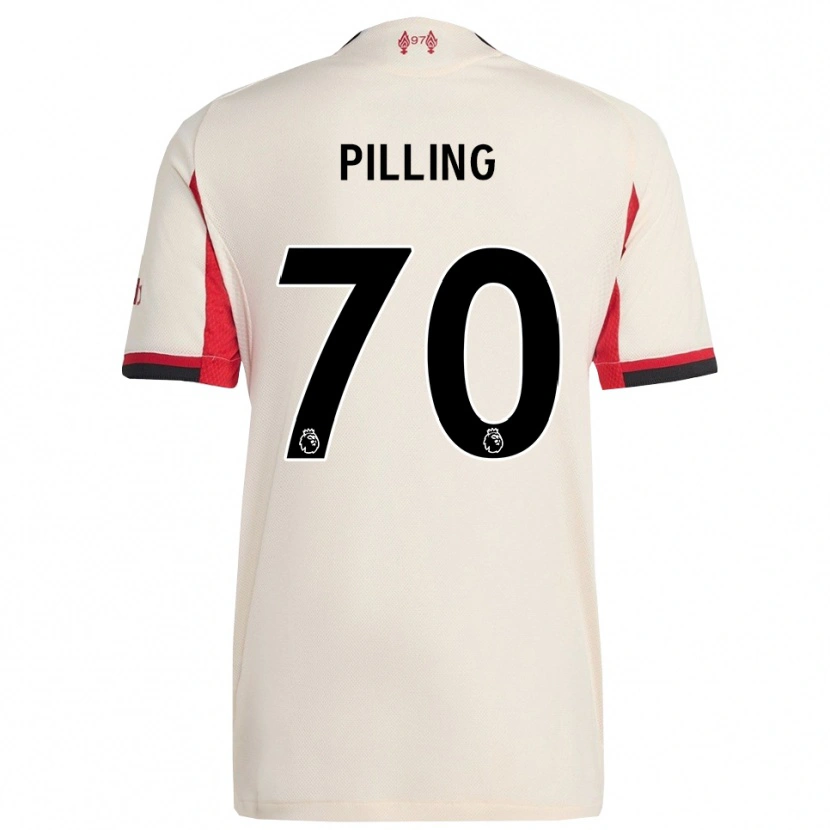 Danxen Damen Tommy Pilling #70 Weiß Schwarz Auswärtstrikot Trikot 2025/26 T-Shirt