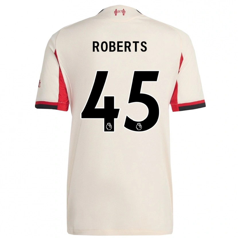 Danxen Damen Iwan Roberts #45 Weiß Schwarz Auswärtstrikot Trikot 2025/26 T-Shirt