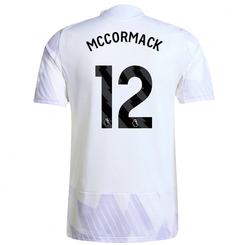 Danxen Damen Rafe Mccormack #12 Weiß Lila Lila Auswärtstrikot Trikot 2025/26 T-Shirt