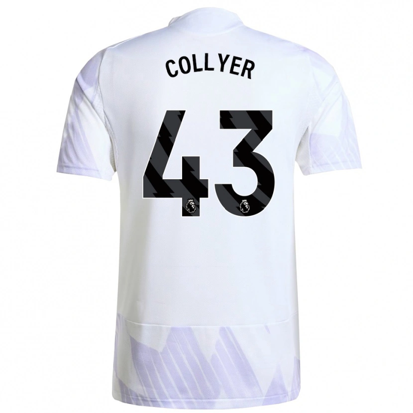 Danxen Damen Toby Collyer #43 Weiß Lila Lila Auswärtstrikot Trikot 2025/26 T-Shirt