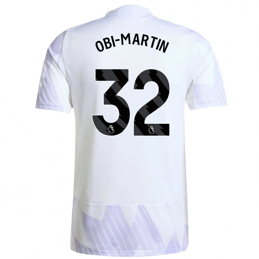 Danxen Damen Chido Obi #32 Weiß Lila Lila Auswärtstrikot Trikot 2025/26 T-Shirt